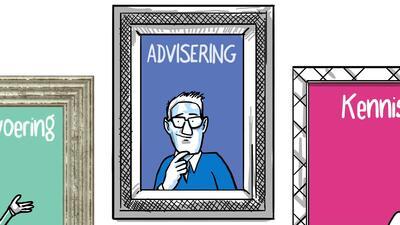 Animatie bij uitleg video functiefamilie advisering